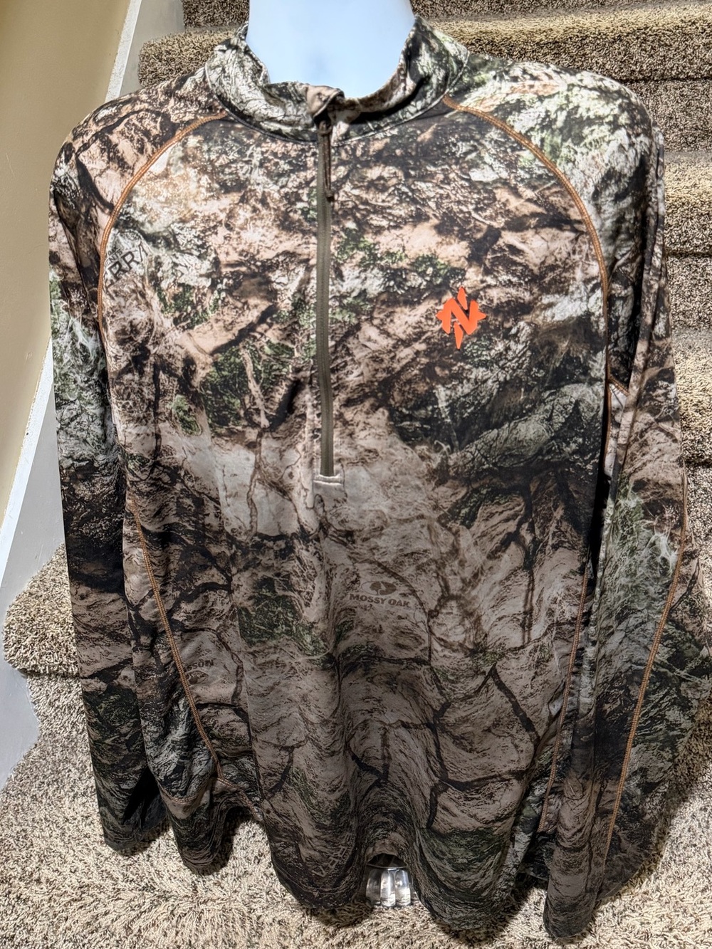 Authentic men’s *Nomad* hunting camo lightweight pullover sweatshirt jacket XXL